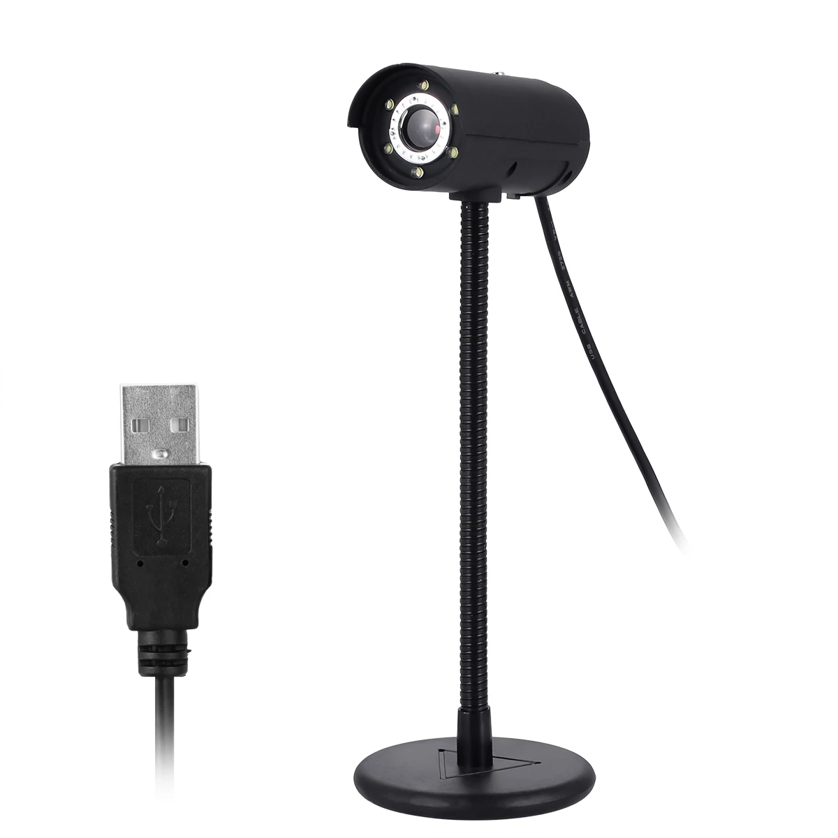 Веб-камера USB2.0 с микрофоном 480P 6 светодиодов | Компьютеры и офис