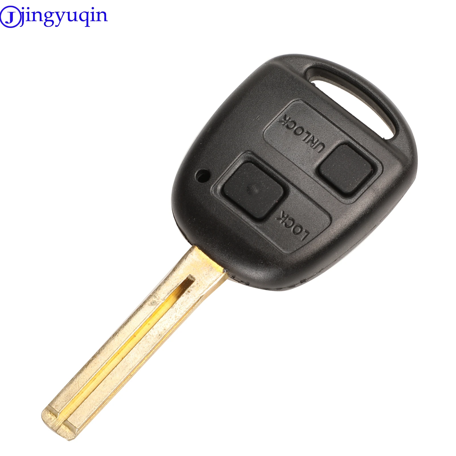 Чехол для ключей jingyuqin Toy43 Toy48 2/3 кнопки чехол Toyota Avensis Corolla Lexus Rav4 с резиновой