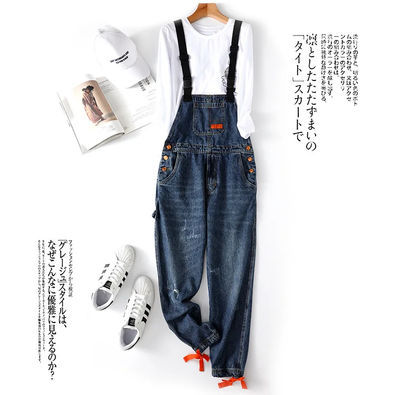 

In 2019 Four Seasons New Fashionable City Man Stretch Denim Overalls Cultivate Morality Leisure Men's Trousers