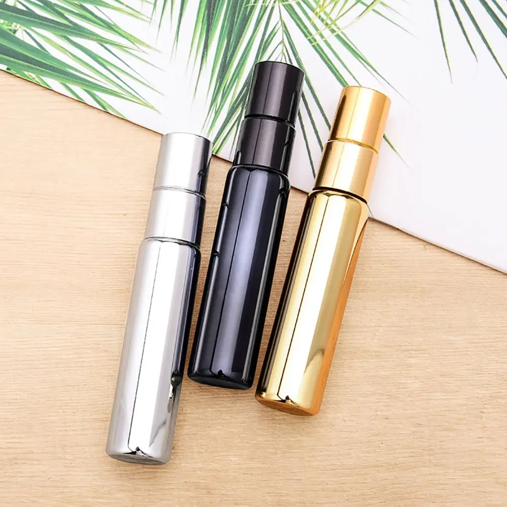 

1PC 10ml Aluminum Perfume Spray Bottle Bottle Empty Travel Perfume Holder Makeup Lotion Container Cosmestic Accessories
