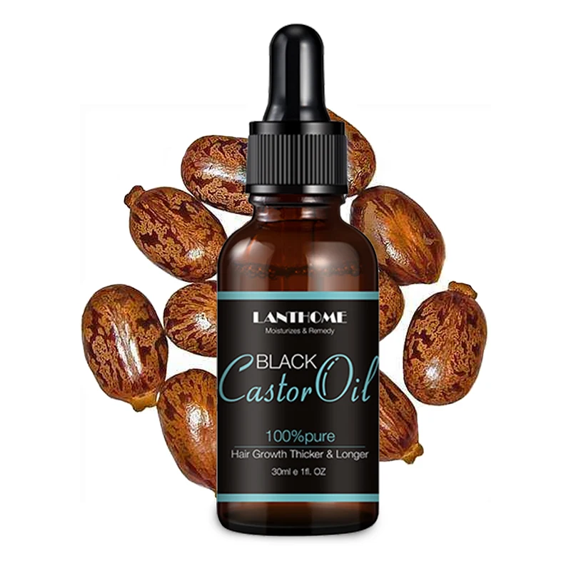 

Black Castor Oil Nourish Hair Essential Oil Eyelashes Eyebrow Growth Castor Natural Organic Hair Fast Growth Moisturize Skin