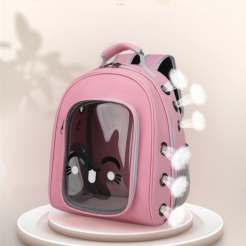 

Space Backpack Pet Cat Going Out Portable Breathable Travel Backpack Walking Cat Four Seasons Backpack Large Capacity Backpack