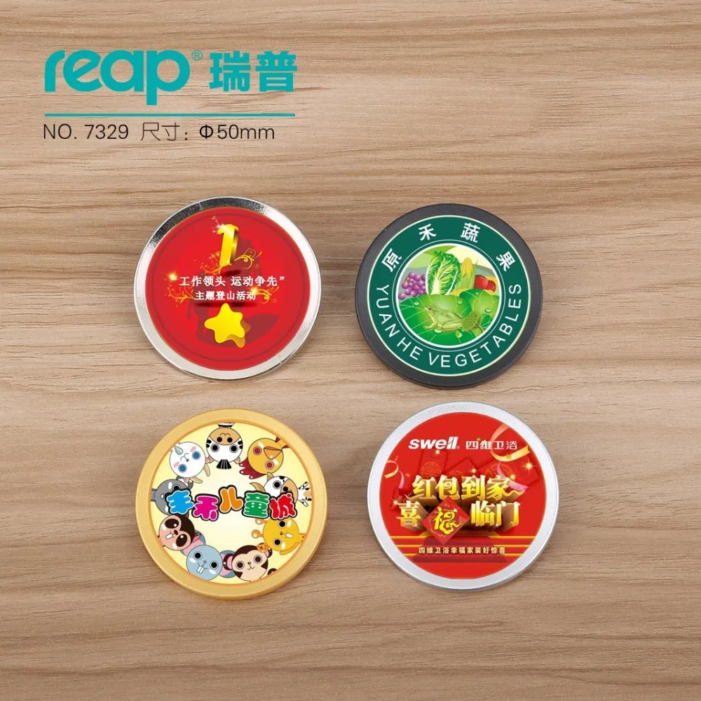 

Lot Reap7329j 10pcs/1 Abs Smile Pins Name Tag Badge Holder Pin Badges Id Holders Work Employee Card