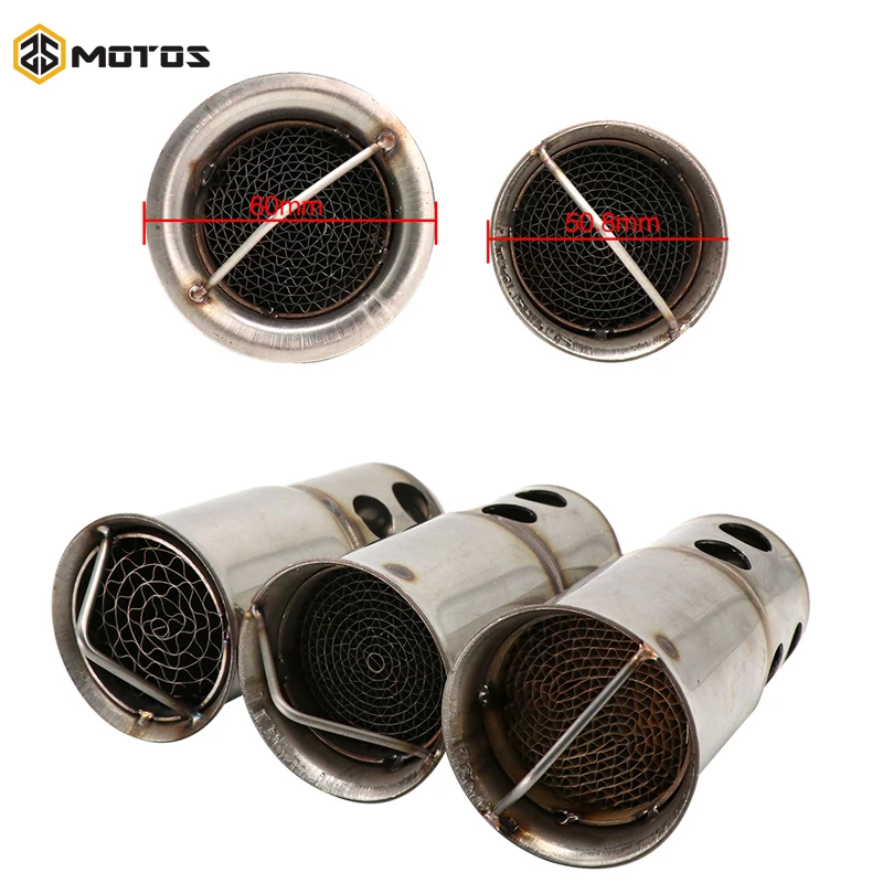 ZS мотоциклетный Универсальный 51/60 мм три модели катализатора глушитель