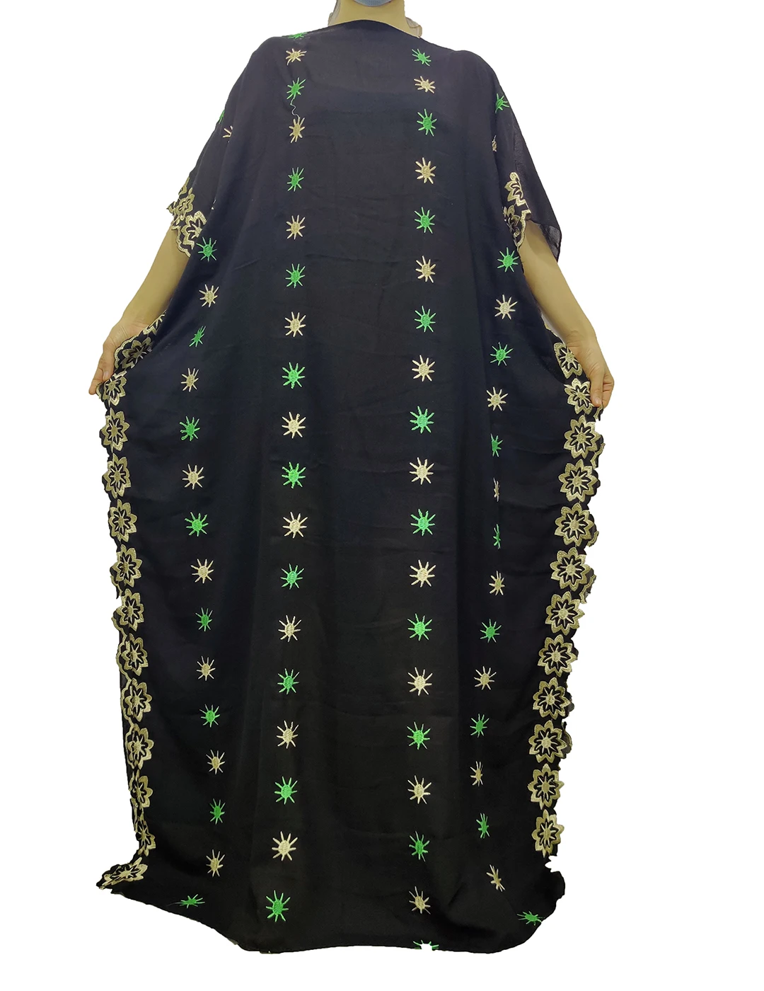 

Muslim Black Abaya Kaftan Blouse Dresses For Women Loose Summer African Caftan boubou africain femme Prayer Maxi Dress Ramadan