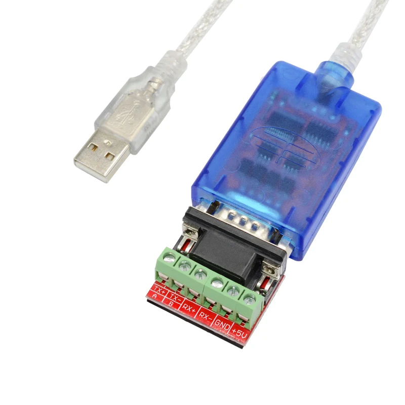1 м USB 2 0 к RS485 RS422 последовательный порт устройство конвертер адаптер кабель с