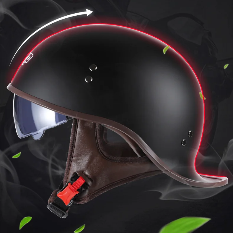 Girl Motorcycle Helmet Moto Jet Square Flag Black Red Blue Size XS-XL Man Women Electric Vehicle Bicycle casco moto | Автомобили и