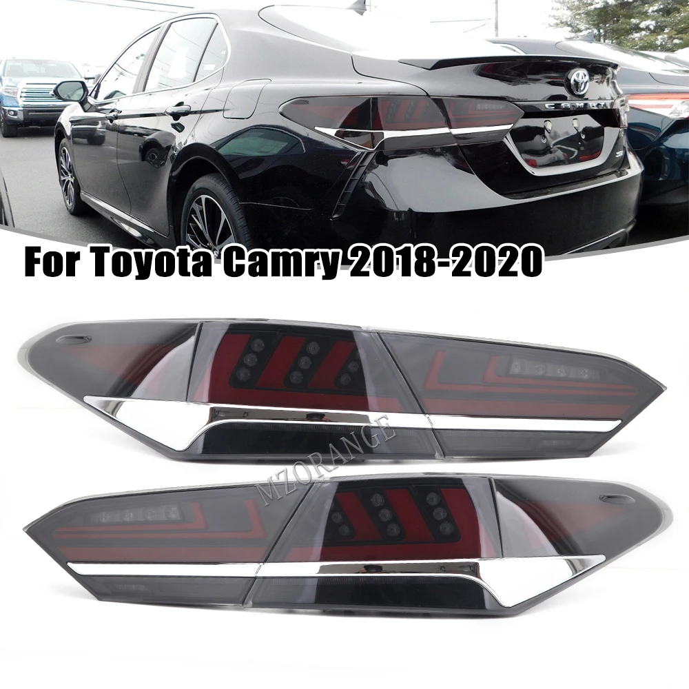 

Задний фонарь для Toyota Camry 2018 2019 светодиодный, 4 шт.