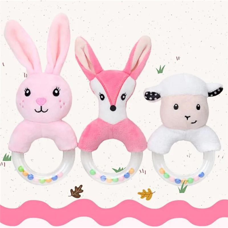 Детские плюшевые игрушки милый мультяшный Мягкий Кролик лиса овечка ручной