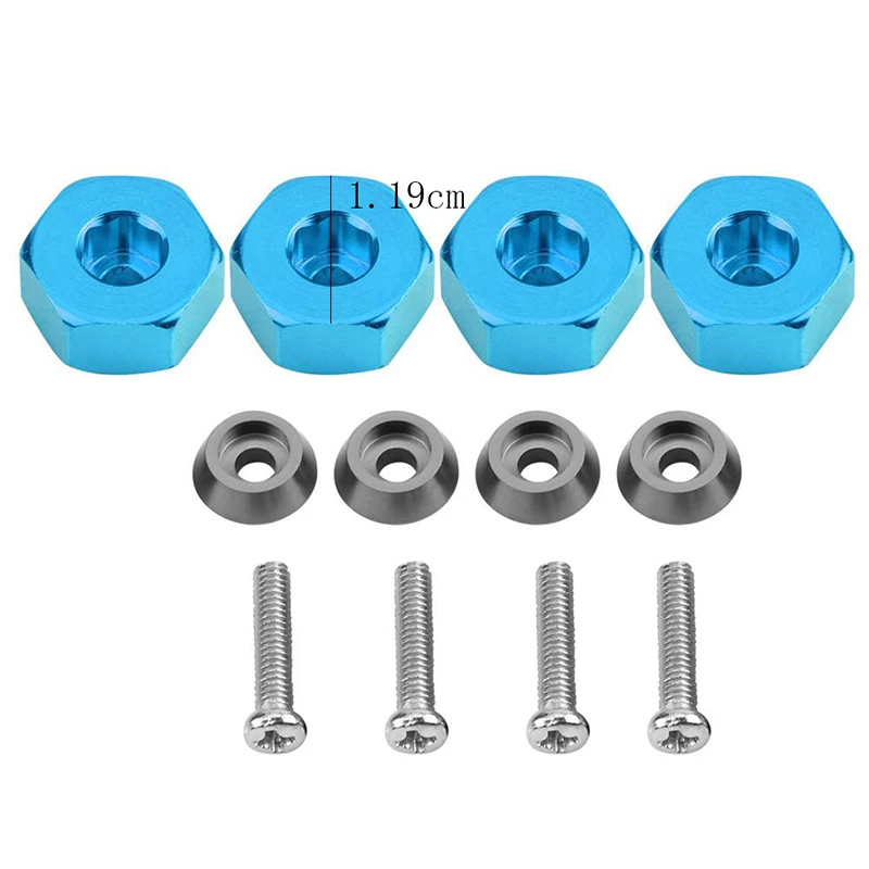 

Hexagonal Combiner Wheel Rim Hex Toy remote control car Aluminum Hexagon Wheel Hex Seat Mount Hub Pins