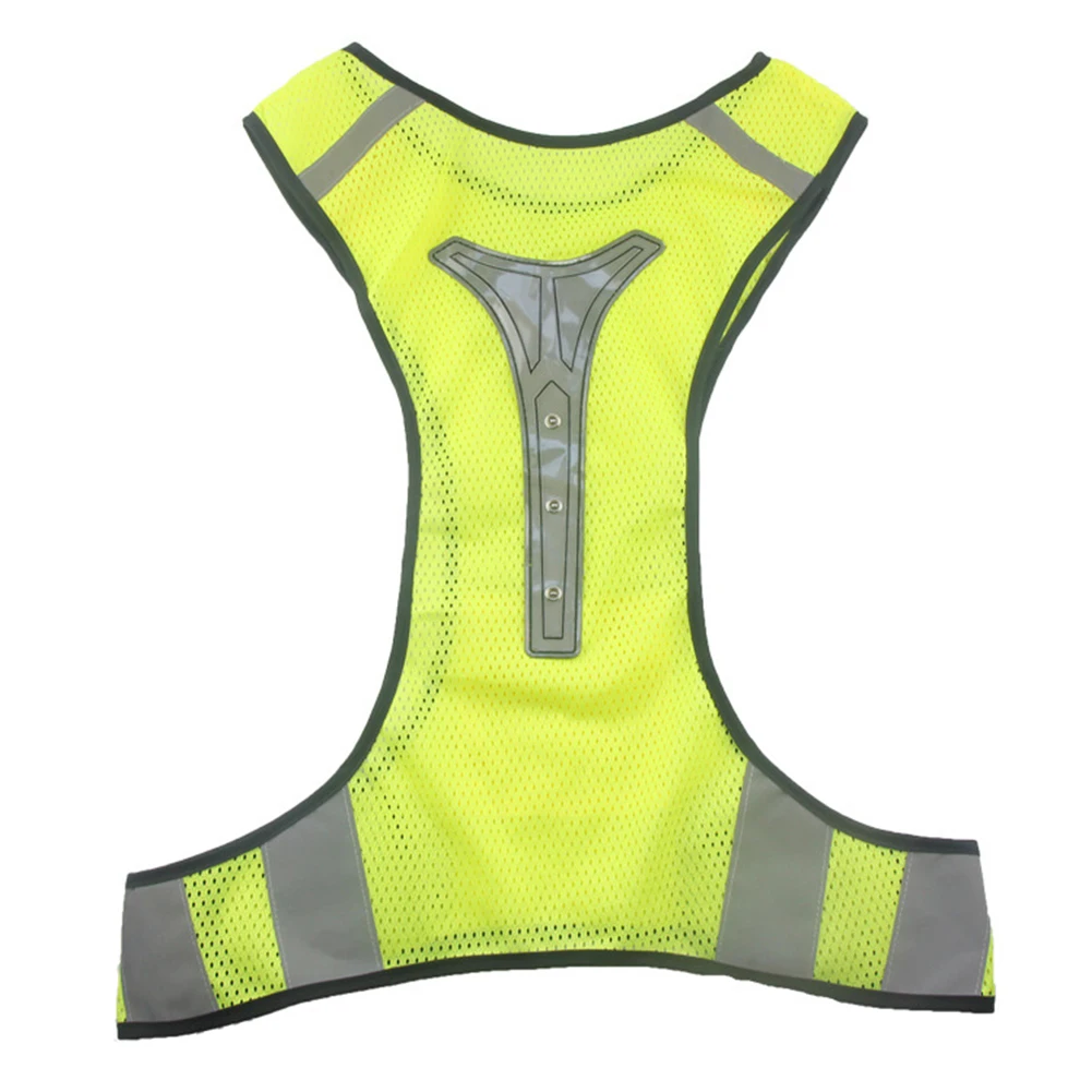 

LED Reflective Night Running Cycling Safety Warning High Visibility Vest Jacket