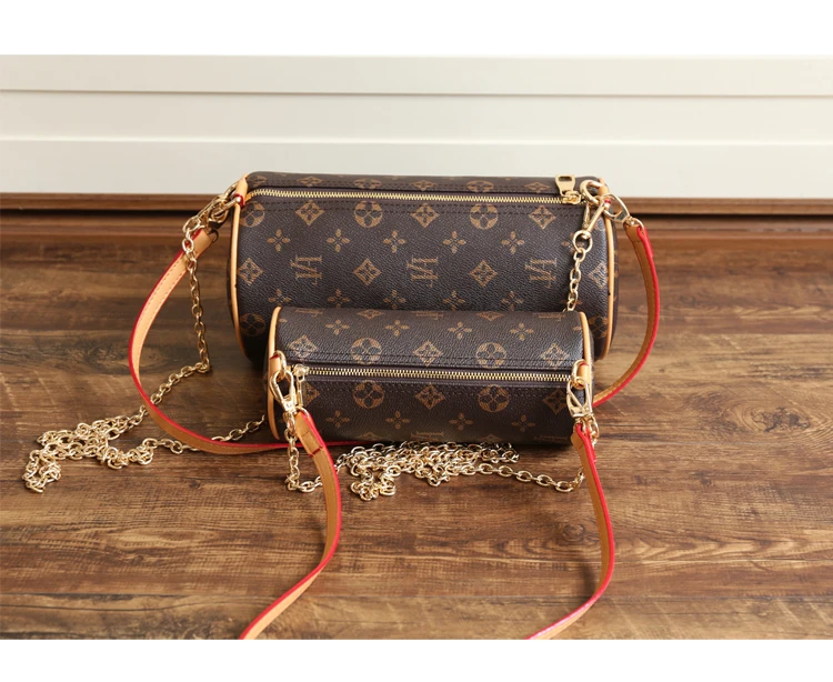 

Genuine 2021 new trend xiaoxiangfeng Lingge leather chain woc bag trendy One Shoulder Messenger Handbag