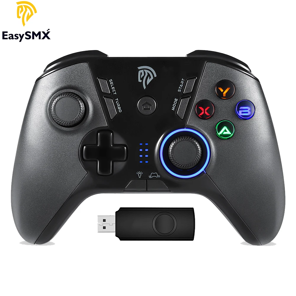 

EasySMX ESM-9110 Wireless PC Controller Gamepad for PS3 Xiaomi Android TV Box Joystick Phone Customized Turbo Vibration Control