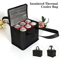 portable lunch cooler bag folding insulation picnic ice pack food thermal bag drink carrier insulated bags food delivery bag