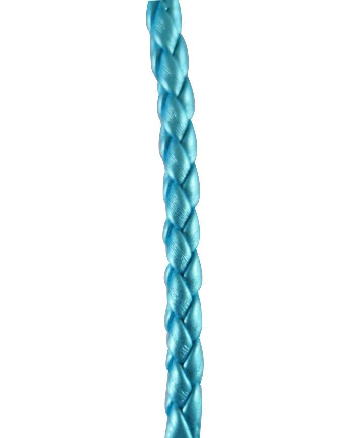 Круглая плетеная веревка из искусственной кожи 7 мм + 2 м для одежды фурнитура