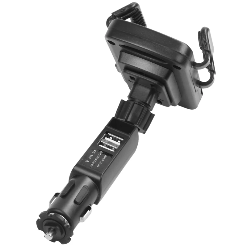 Двойной USB 2 порта автомобильного прикуривателя зарядное устройство держатель