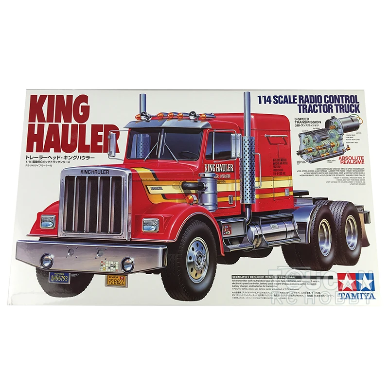 

TAMIYA 1/14 масштаб 6x4 King Hauler 56301 RC Трактор модель комплект 540 мотор TH18005-SMT5