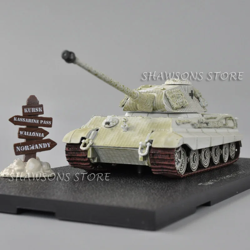 Литая металлическая военная модель игрушки 1:72 WW II Немецкий основной боевой танк