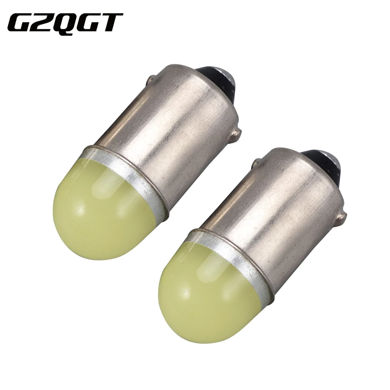 1x BA9S T4W 363 1895 233 Мини супер яркий круглый 3D COB LED чистый белый автомобильный номерной