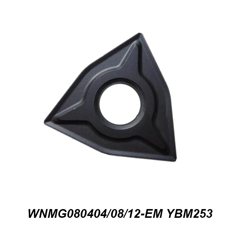 

Original WNMG 080404 080408 080412 WNMG080404-EM WNMG080408-EM WNMG080412-EM YBM253 Turning Tool Of CNC Carbide Insert 10Pcs/box