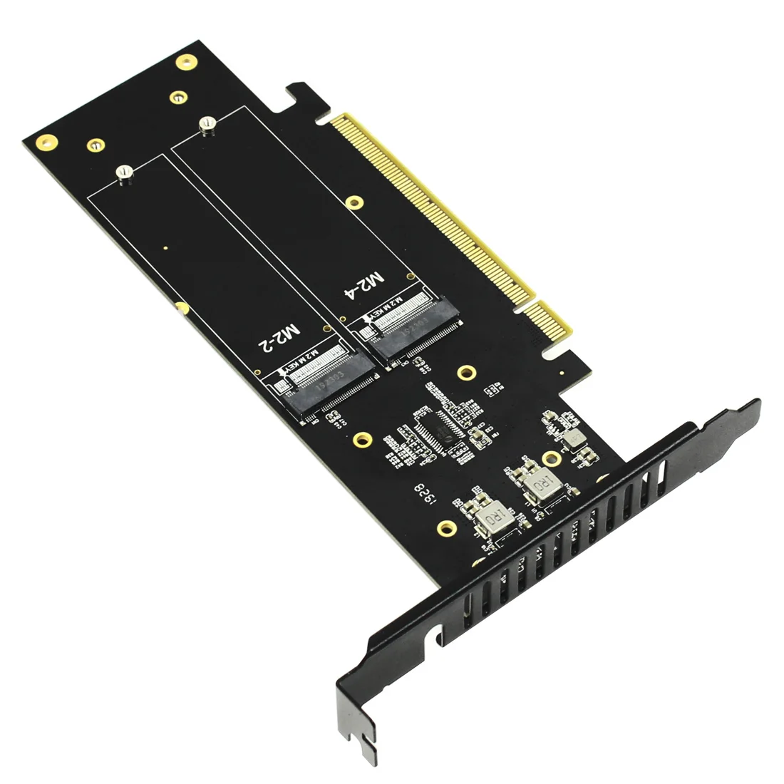 JEYI iHyper m.2 X16 до 4X NVME PCIE3.0 GEN3 X16 до 4* NVME RAID карта PCI-E VROC RAID Hyper M.2X16 M2X16 4X X4 NVME* 4 RAID