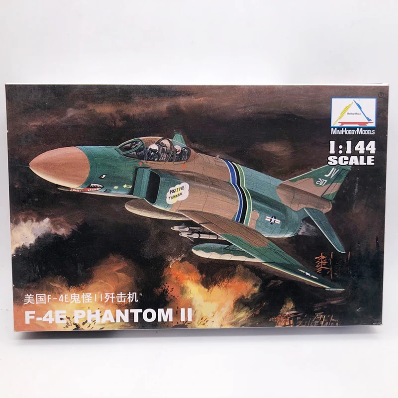 1:144 США F-4E PHANTOM II истребитель Америка воздушных сил Военная сборки с трёхмерными