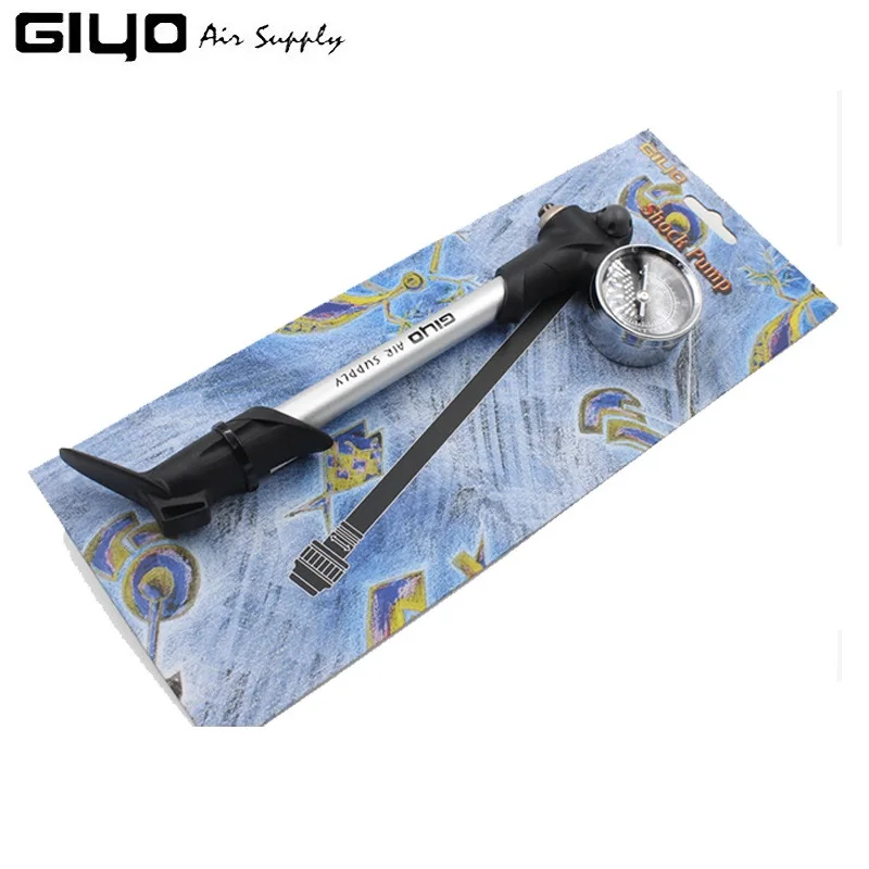 Giyo 300psi МТБ шок вилочный насос к клапану Шредера для велосипела шин мини воздушный