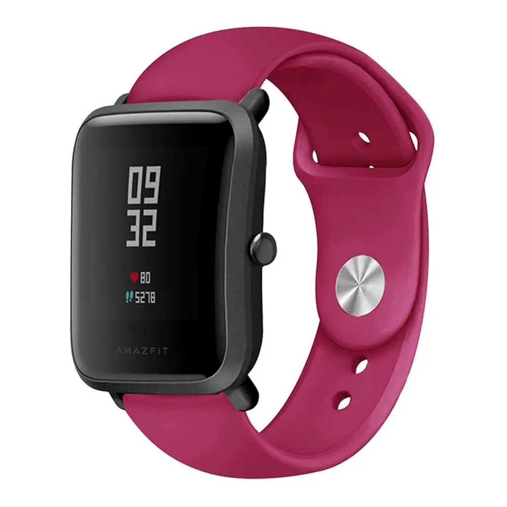 20 мм силиконовый ремешок для часов для samsung Galaxy Active gear S2 Garmin Vivoactive 3 Amazfit часы ремешок аксессуары