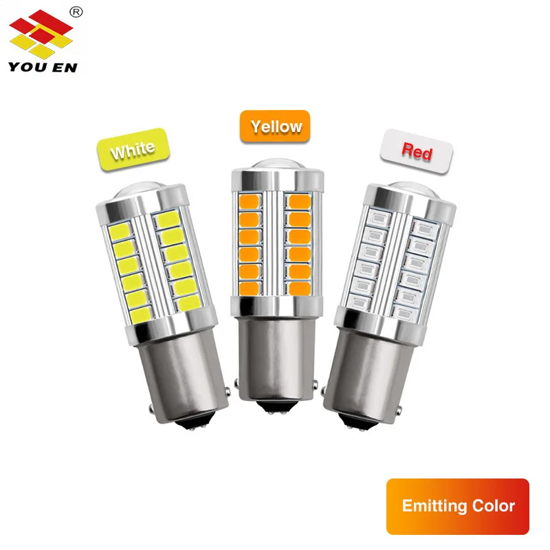 YOUEN 1157 P21/5 Вт BAY15D супер яркий 33SMD 5630 5730 светодиодный авто тормоз светильник тумана