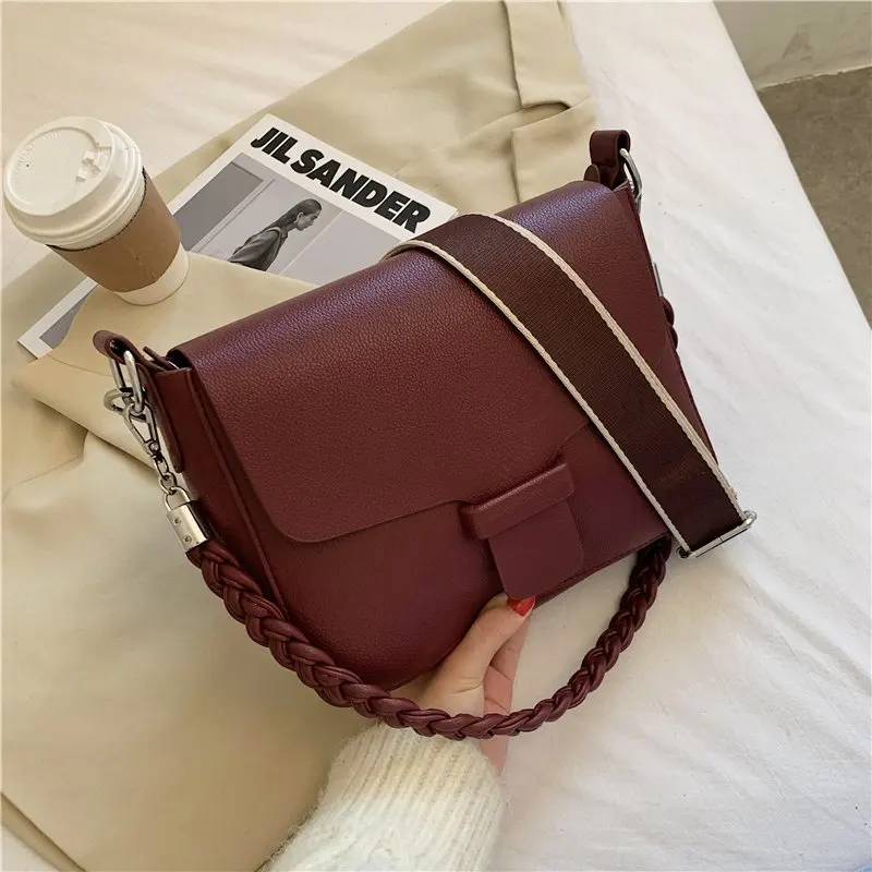 

Vintage Large Tote bag 2020 Fashion New High quality PU Leather Women's Designer Handbag High capacity Shoulder Messenger Bag