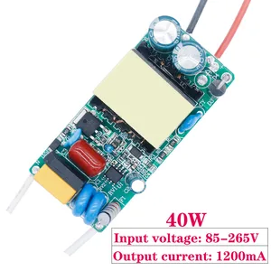 Светодио дный светодиодный драйвер 20 Вт 30 Вт 40 Вт 50 Вт 85-265 в источник питания постоянный ток осветительные трансформаторы светодио дный лампы Потолочный светильник прожектор