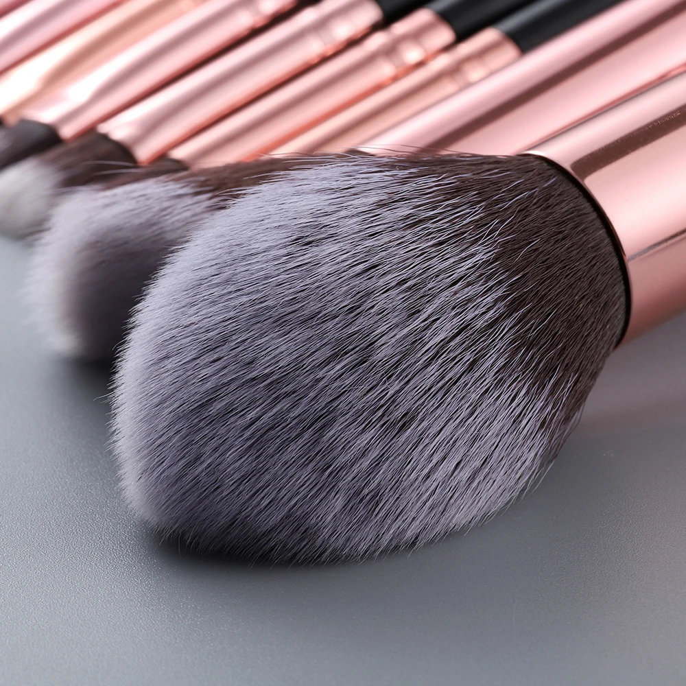 

5-15pcs Kabuki Makeup Brushes Set Professional Foundation Blending Concealer Eye Shadow Eyelash Eyebrow Comb Cosmetics Brush
