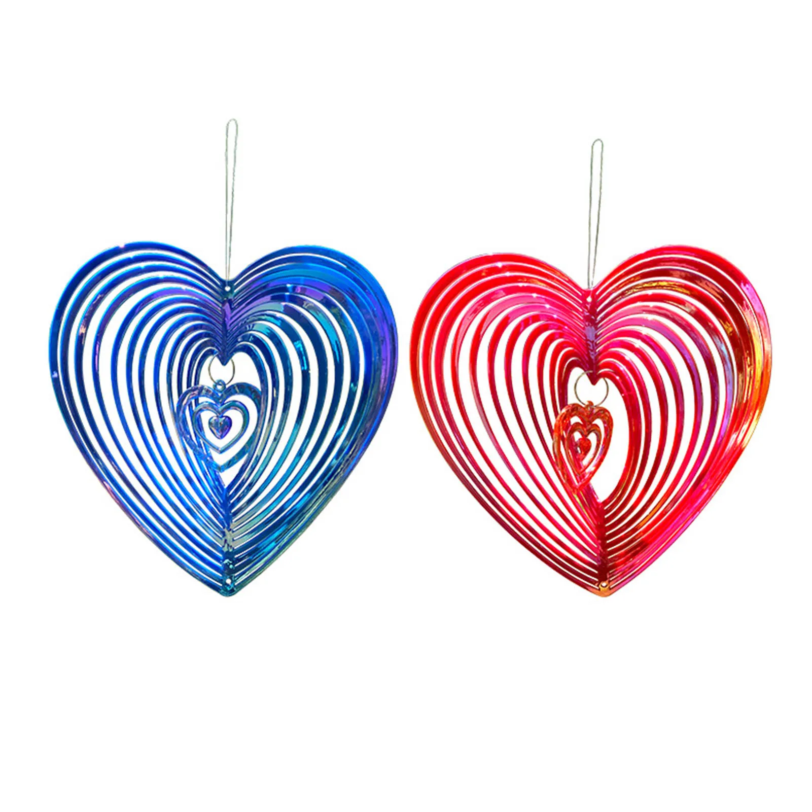 

Geometric Art Heart Wind Spinner Garden Yard Art Wind Spinners Beating Heart Wind Spinner Perfect Choice To Make Your custody