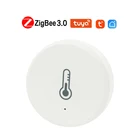 Датчик влажности и температуры Tuya Zigbee, домашний гигрометр, термометр с поддержкой Alexa Google Home, 41 шт.