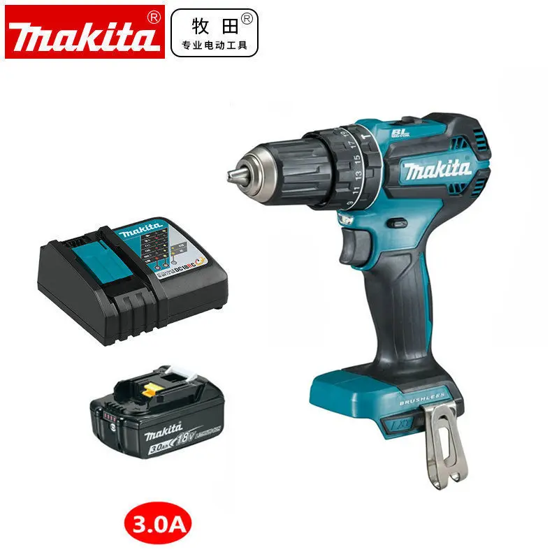 DHP485 D Makita DHP485 DHP485Z DHP485SFJ 18 в LXT литий-ионный бесщеточный Combi молоток дрель-голый RP DHP484 - Цвет: DHP485 D