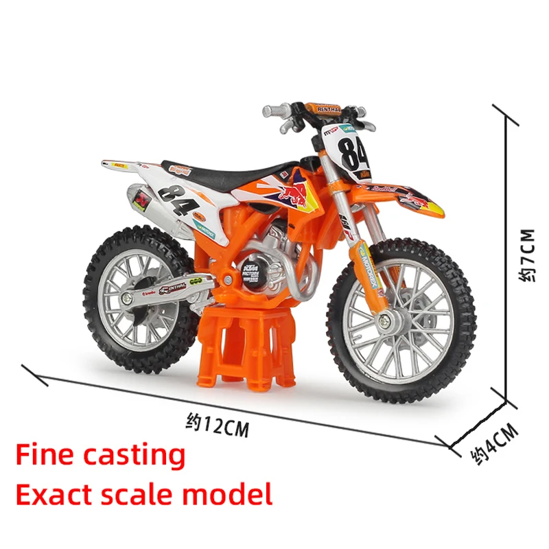 Модель Bburago 1:18 2018 450 SX-F SXF 2014 No.5 Ryan Dungey redbull гоночный Мото Кросс эндуро мото rcycle
