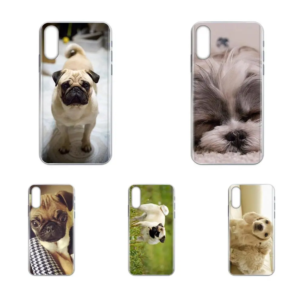 Милый мопс Life Dog Love фанки для Huawei Honor Mate 7 7A 8 9 10 20 V8 V9 V10 V30 P40 G Lite Play Mini Pro P Smart|Бамперы| |