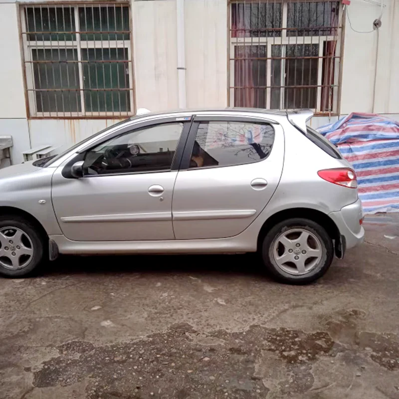 

ABS Plastic Car Rear Wing Spoiler Plastic Cover for Peugeot 206 2008-2011High-quality ABS material spoiler delantero peugeot 207