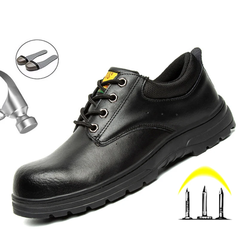 

2021 Men's Sneakers Safety Shoes Boots Work Shoes Ankle Boots Anti-Piercing Shoes Anti-Stab Protective Boots