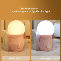 creative eu plug led night light onof baby nursing eye sleep light bedroom led energy saving for home decor and emergency lamp