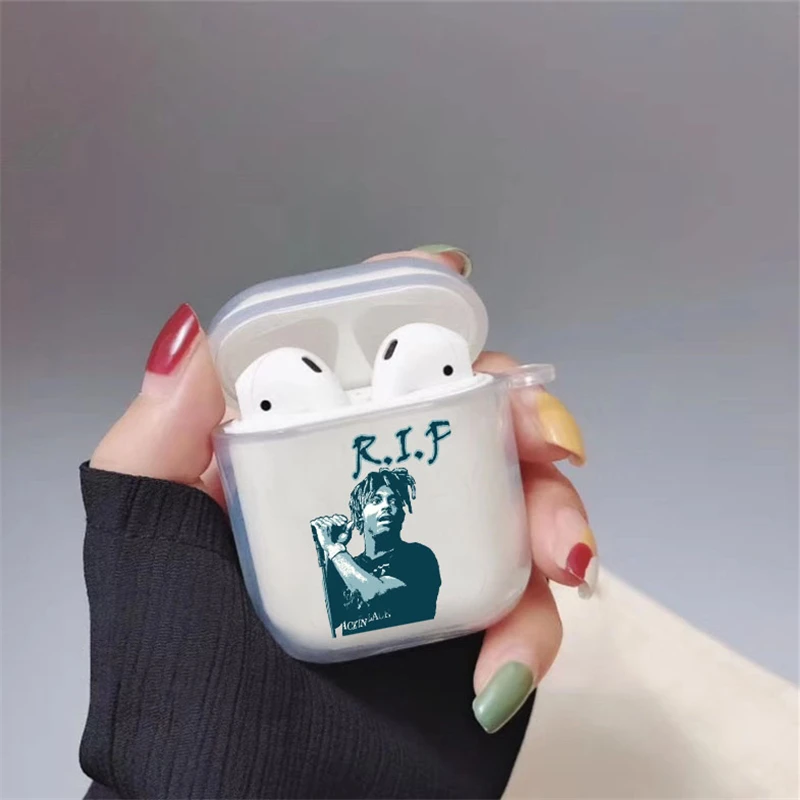 Сок Wrld смерти гонка за любовь чехол для Apple airpods s 1 2 Чистый Мягкий Чехол музыки