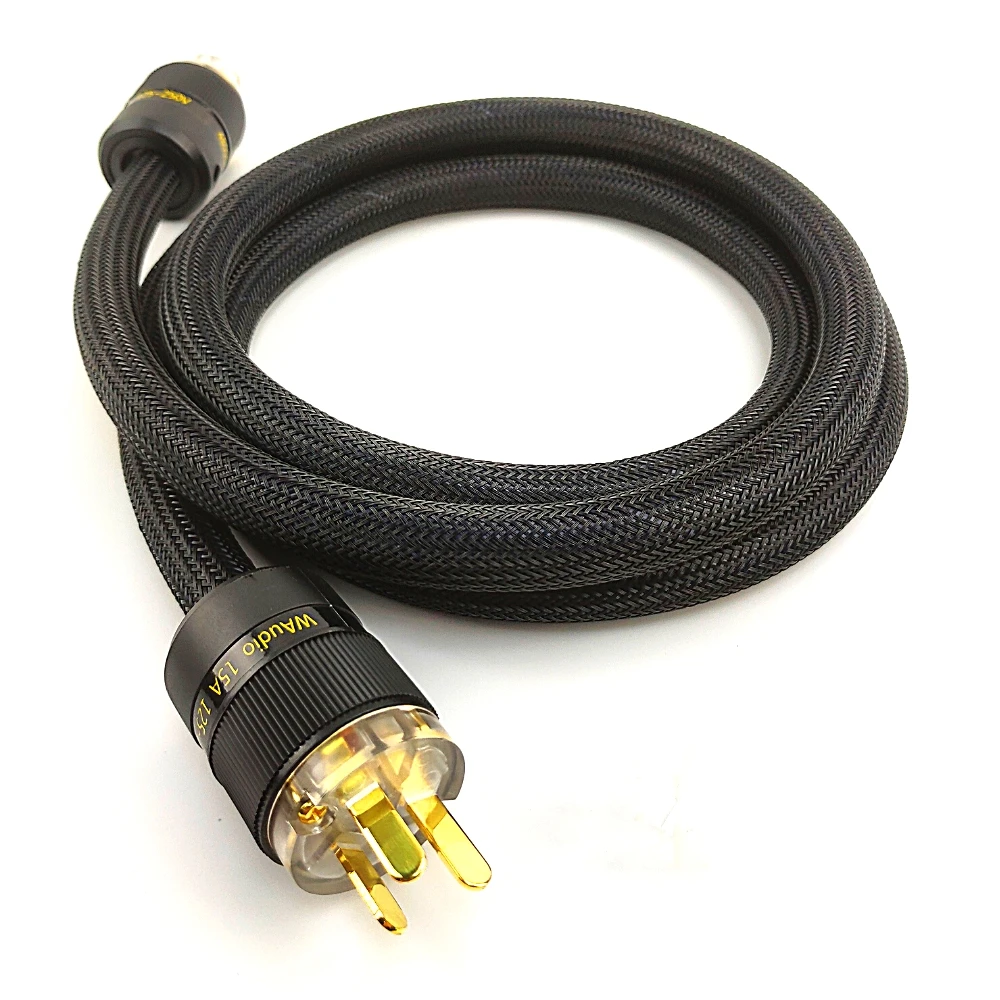 

Кабель питания WAudio 10AWG Hifi, аудиофильский шнур питания с вилкой AU