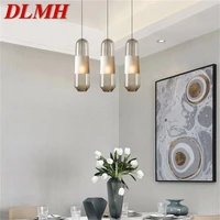 dlmh nordic pendant light contemporary creative led lamps fixtures for home decorative dining room