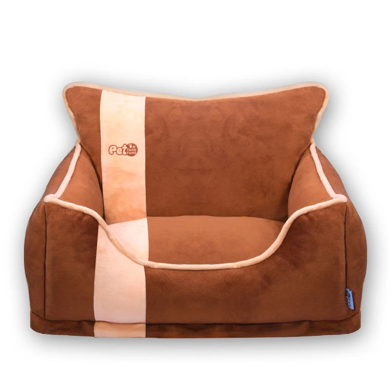 Классический питомник для домашних животных теплая большая кровать собак