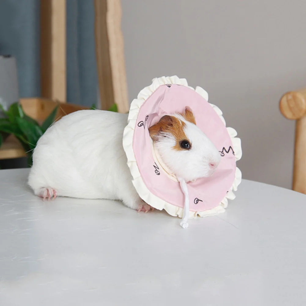 

Pet Sponge Hamster Guinea Pig Neck Recovery Cover Collar Elizabeth Circle Wound Healing Medical Anti-Bite Ring Collar