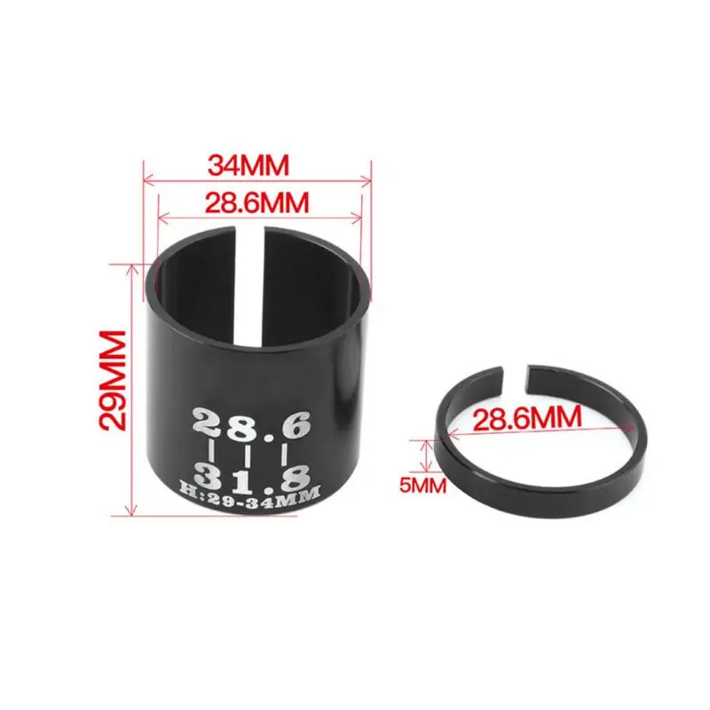 Муфта для конверсии велосипедных штоков адаптер 31 8 мм до 28 6 редуктор передняя