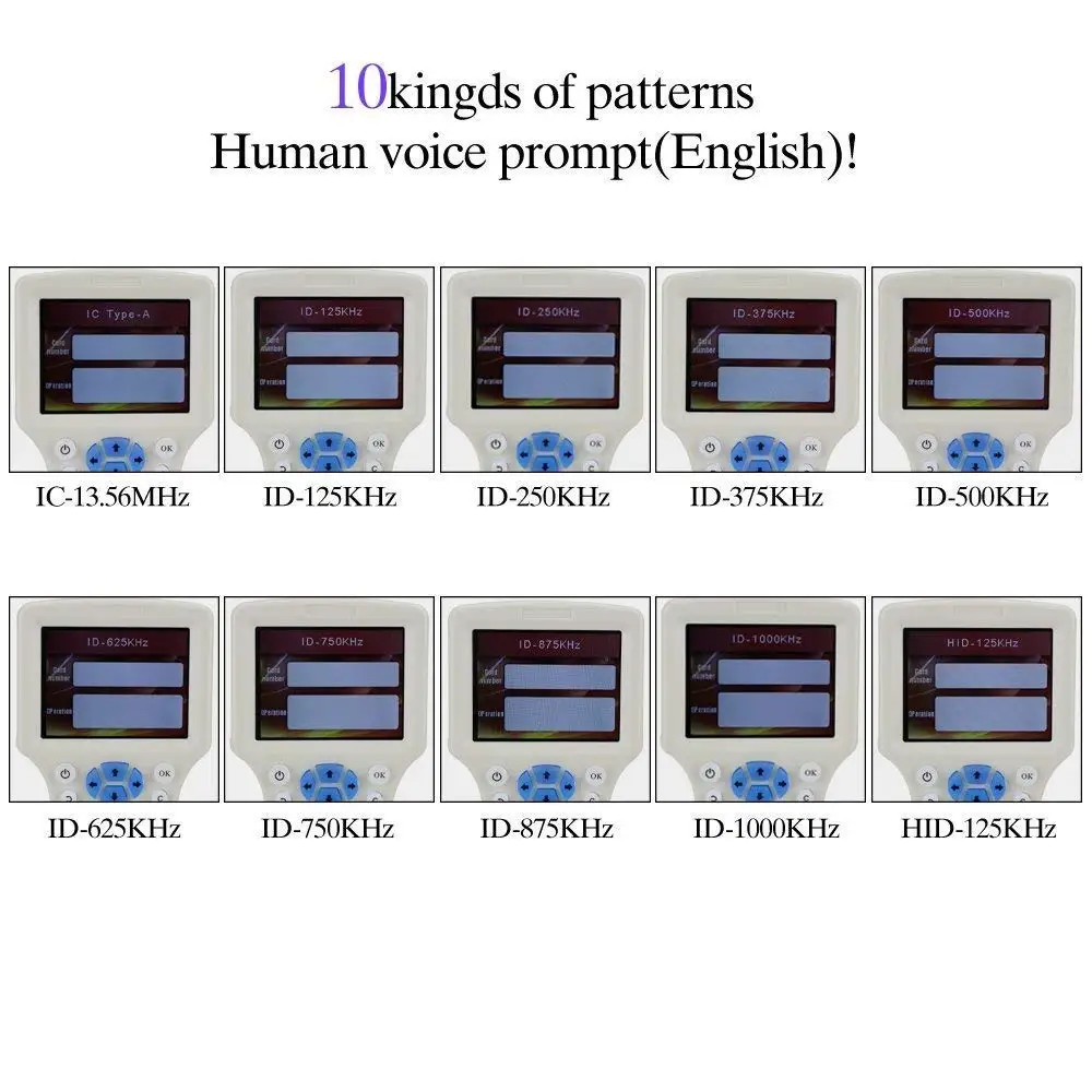 RFID Копир Дубликатор карты Nfc тег копир ридер писатель поддерживает 125 кГц 13 56 МГц