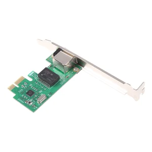 Компьютерные аксессуары Gigabit Ethernet LAN PCI Express PCI-e сетевой контроллер карта 1 шт. случайный цвет