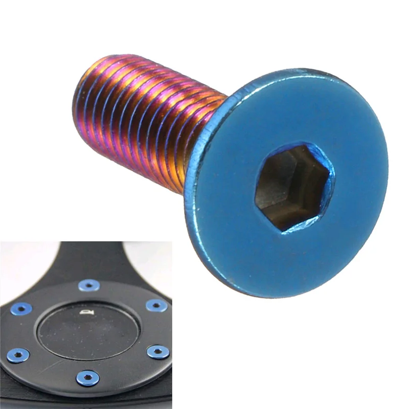 6 шт. титановые болты на рулевое колесо + 1 комплект гаечных ключей для Momo Nardi NRG Works