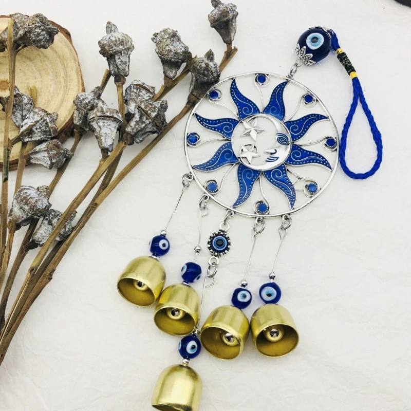 

808B Creative Evil Eyes Windchime Wind Bells Handcraft Pendant Home Garden Hanging Decoration Ornament